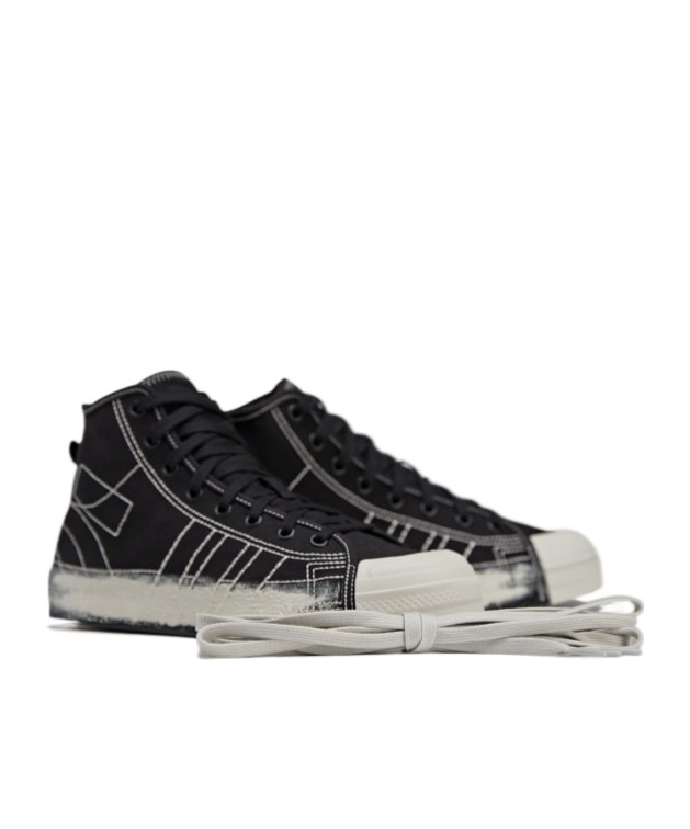 Y-3 NIZZA HI SNEAKERS