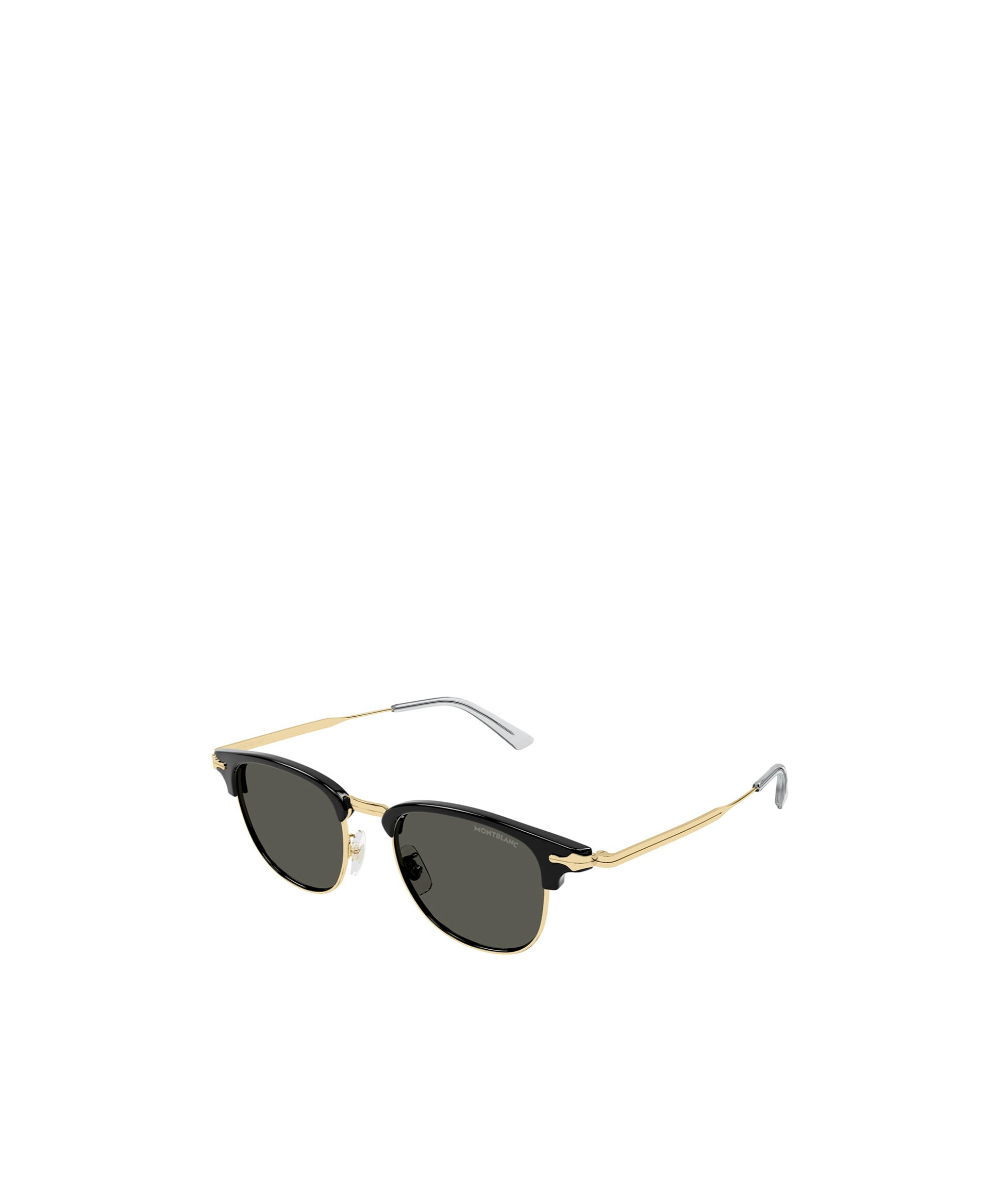 Montblanc Square-frame Sunglasses In Black