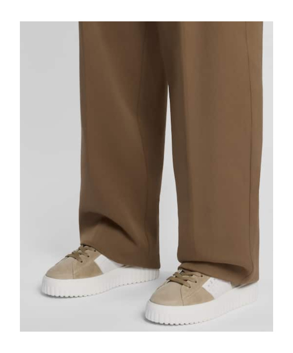 Hogan H-stripes Lace-up Sneakers In White