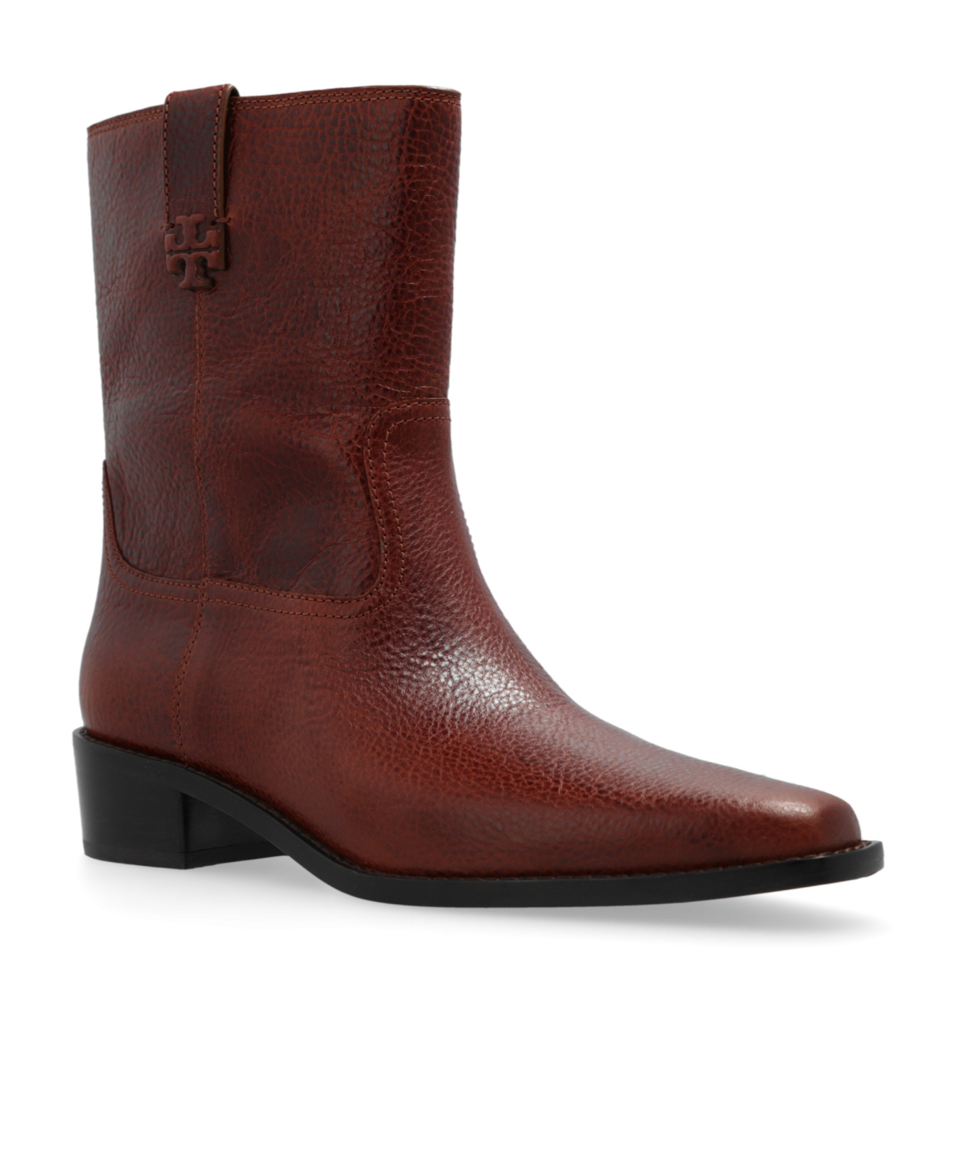 TORY BURCH SQUARE-TOED SHORT BOOTS 