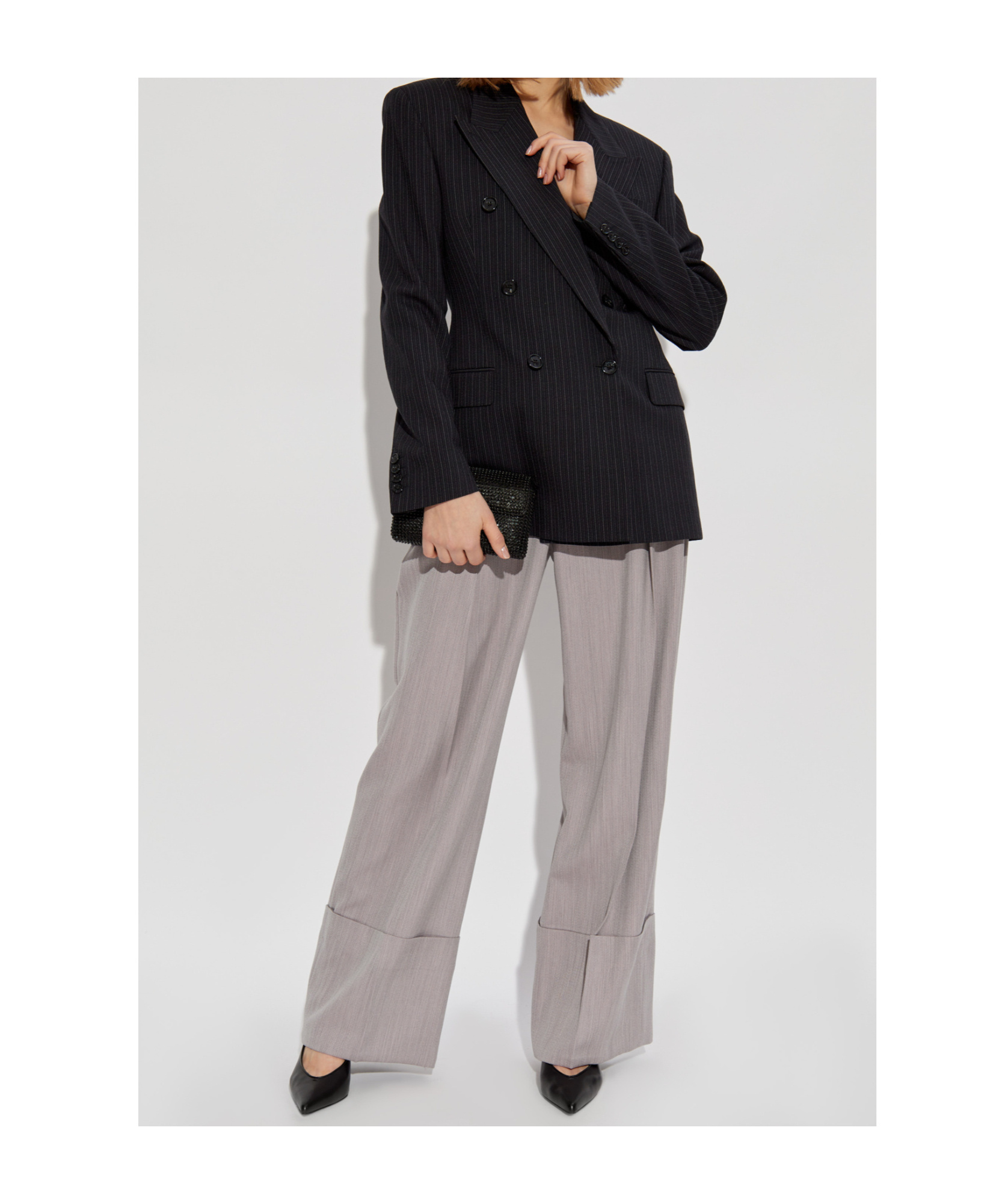 VICTORIA BECKHAM WIDE-LEG TROUSERS
