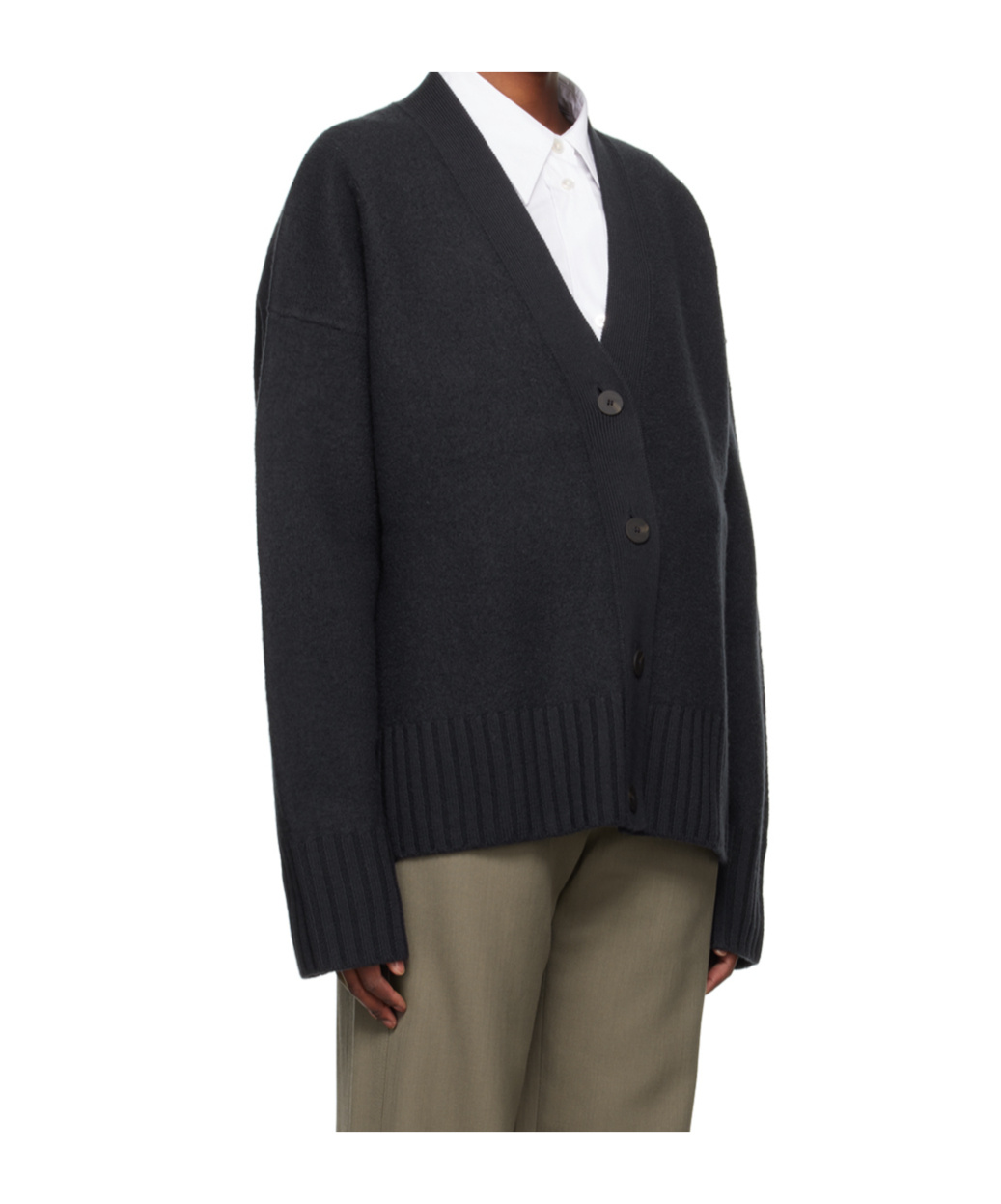 Studio Nicholson Button Sweater In Black