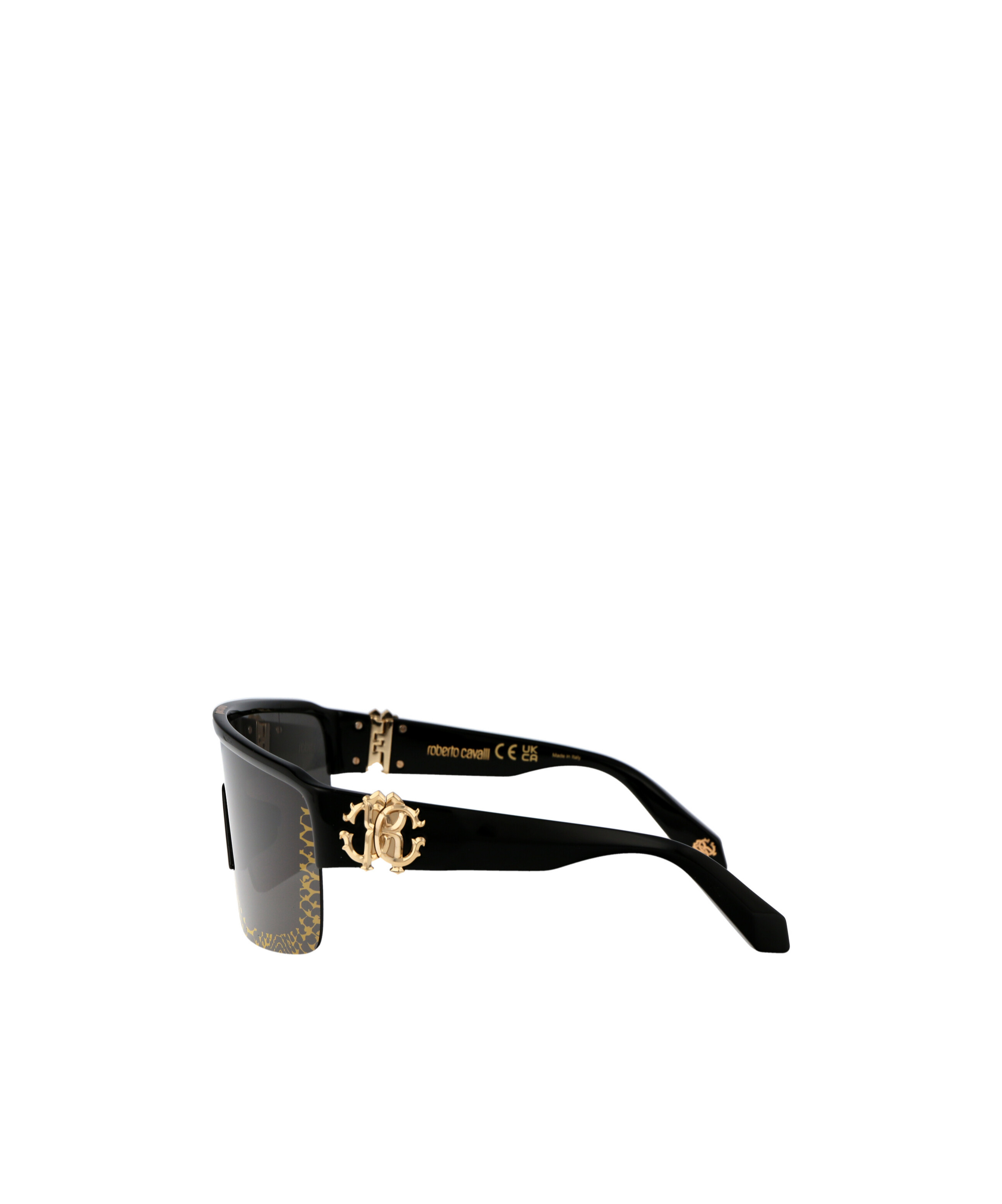 Roberto Cavalli Src037m Sunglasses In Blacktotale