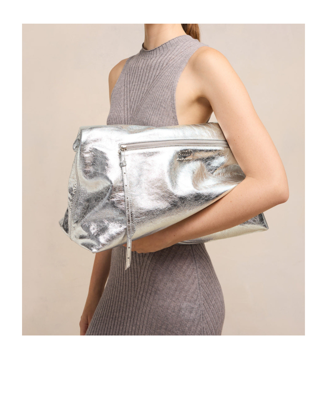 Ami Alexandre Mattiussi Extra Large Shoulder Bag
