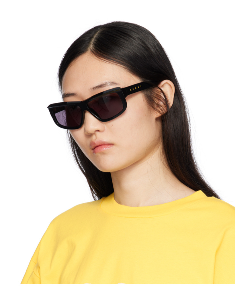 Marni Annapuma Circuit Sunglasses In Black