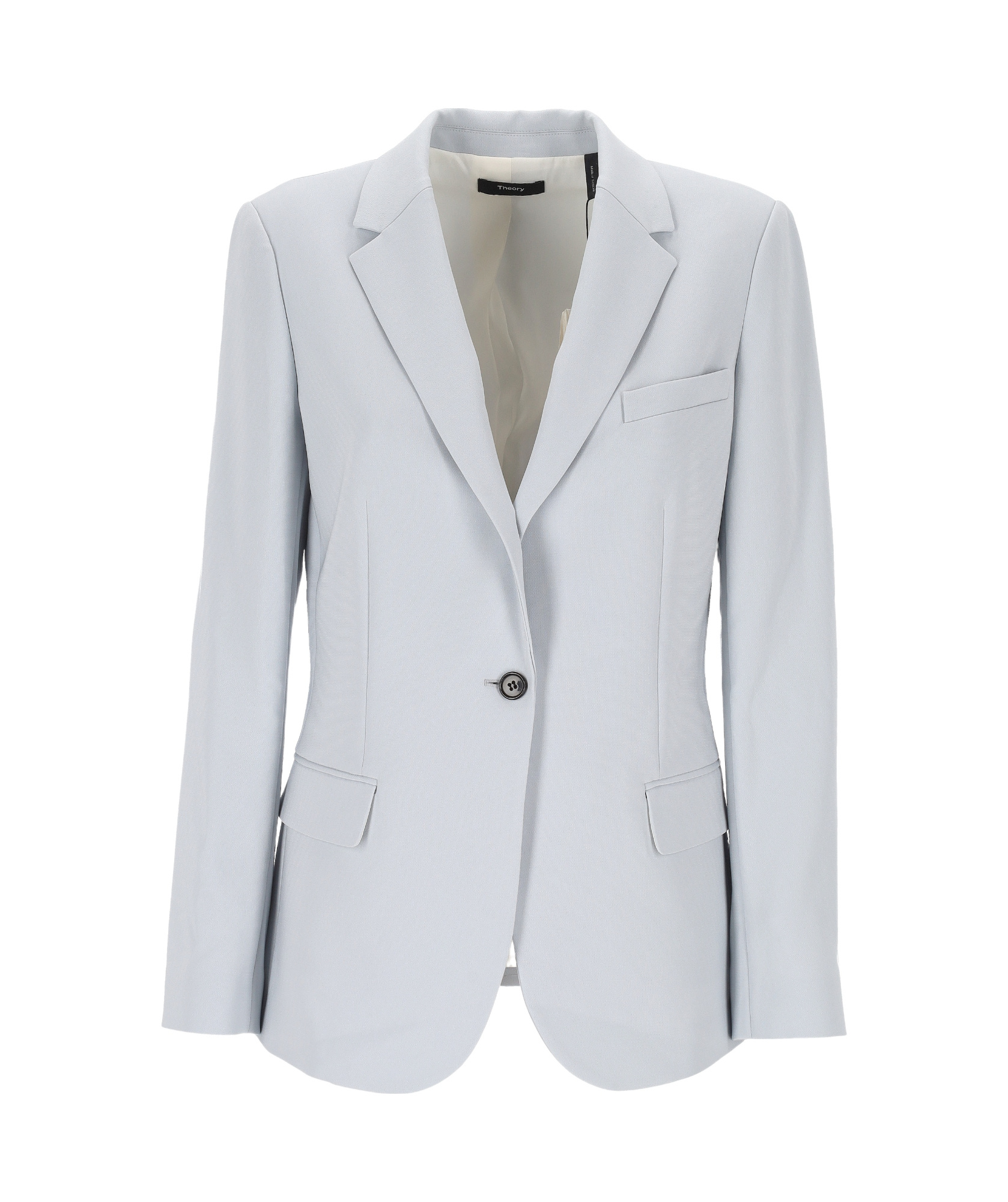 Theory Admiral Crepe Staple Blazer In White