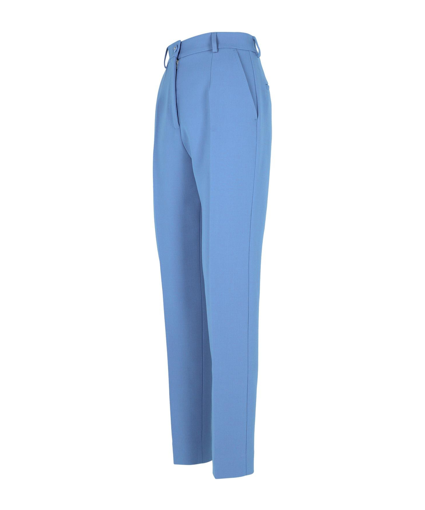 Dolce & Gabbana High-waisted Tailored Trousers In Blue