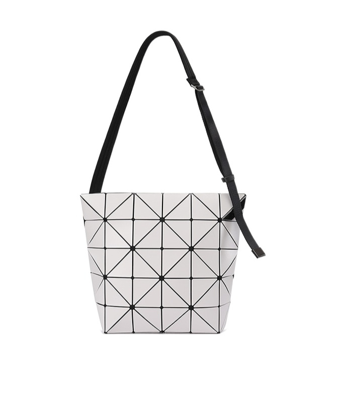 Bao Bao Issey Miyake Blocky Shoulder Bag In White