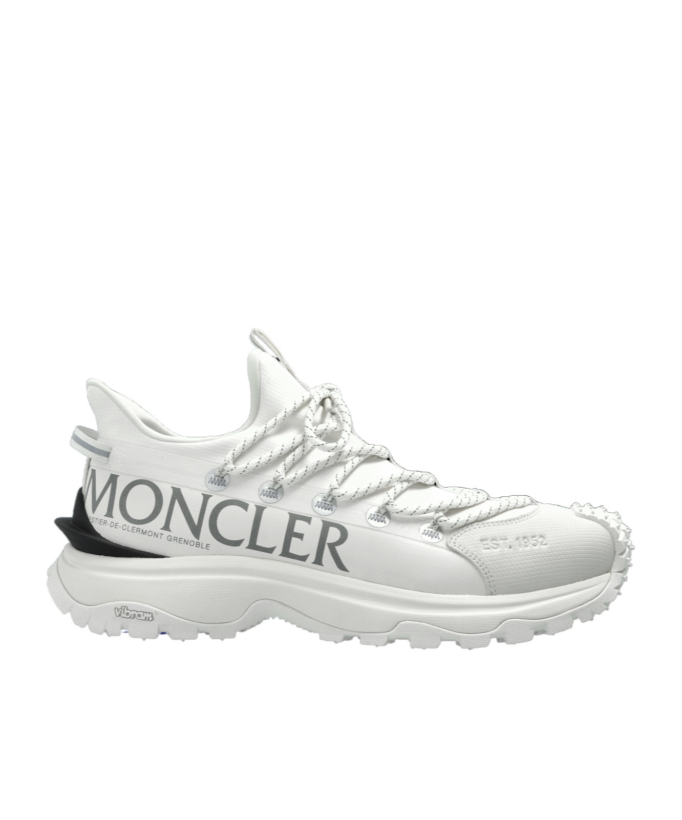 Moncler Rugged Design With Jagged Sole In White
