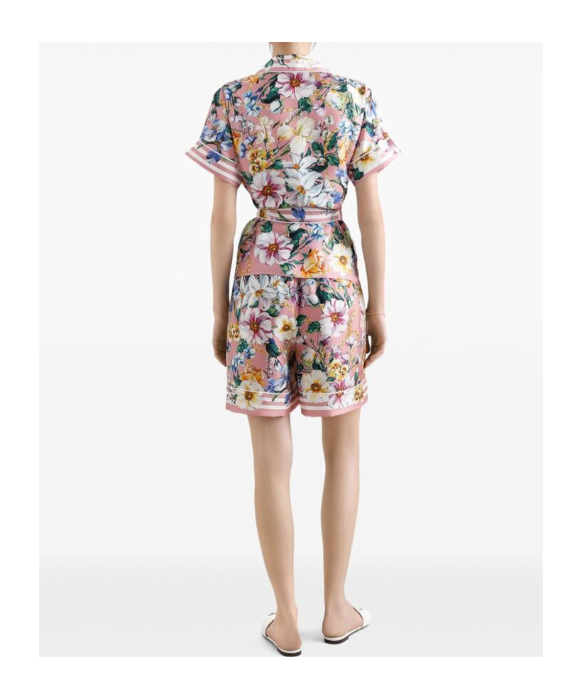 Dolce & Gabbana Pattern Shorts In Multicolor