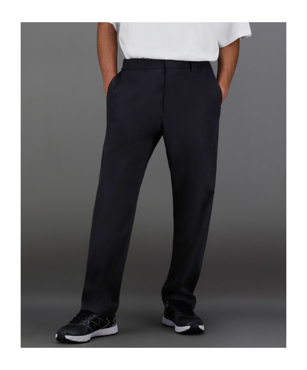 Herno Laminar Trousers In Organic-tech Feel In Black