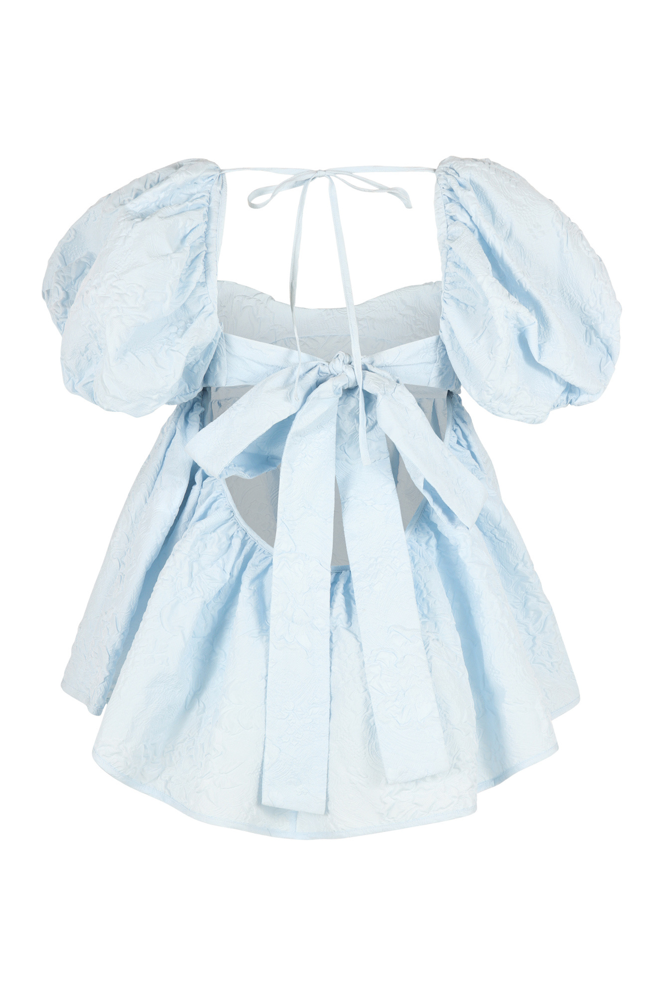 Cecilie Bahnsen Puff Sleeve Shirt In Sky-blue