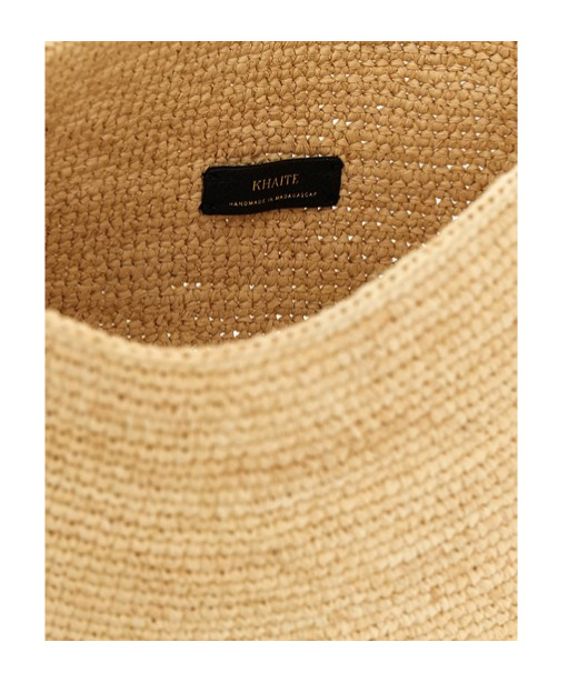 Khaite 'billie' Large Bucket Bag In Neutral