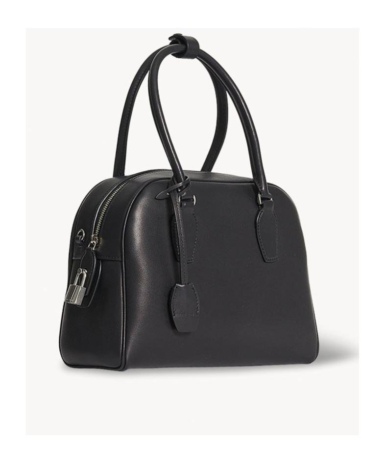 The Row Double-handle Cross-body Bag In Black