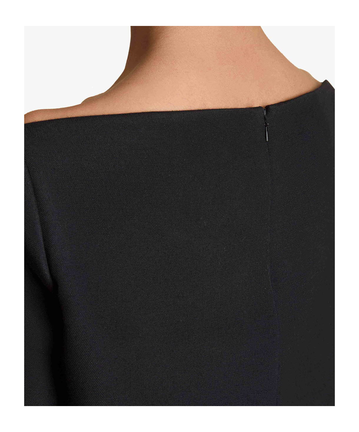 Khaite Benji Square-neck Short-sleeve Mini Dress In Black