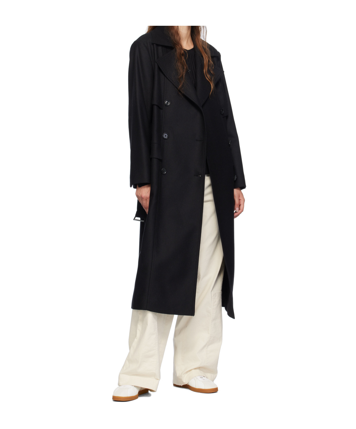 Hugo Boss Off-white Regular-fit Trousers In Off White