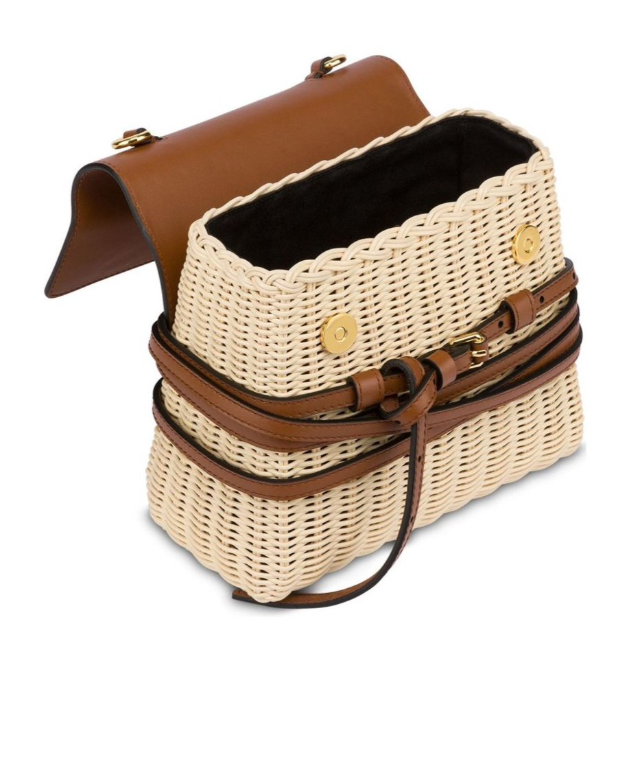 Moschino Wood Tote Bag