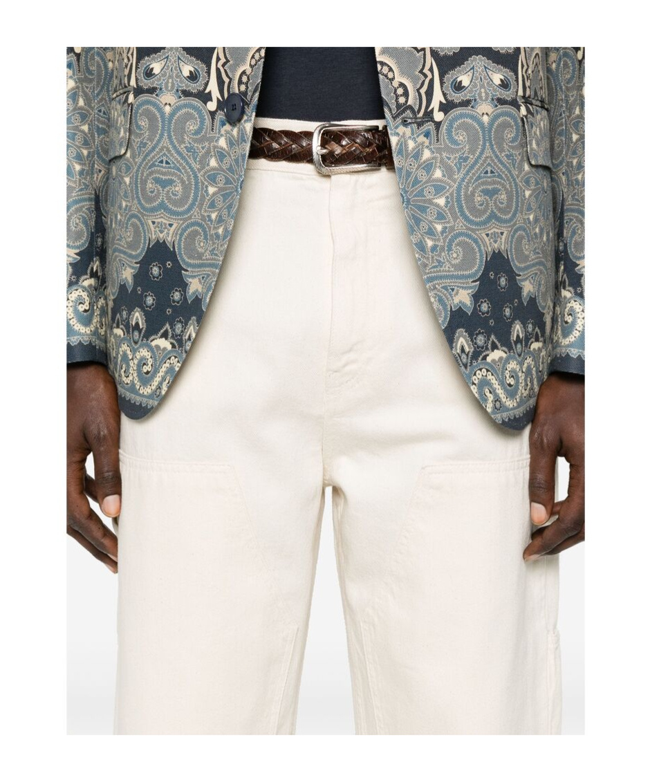 Alanui Cotton Trousers In White