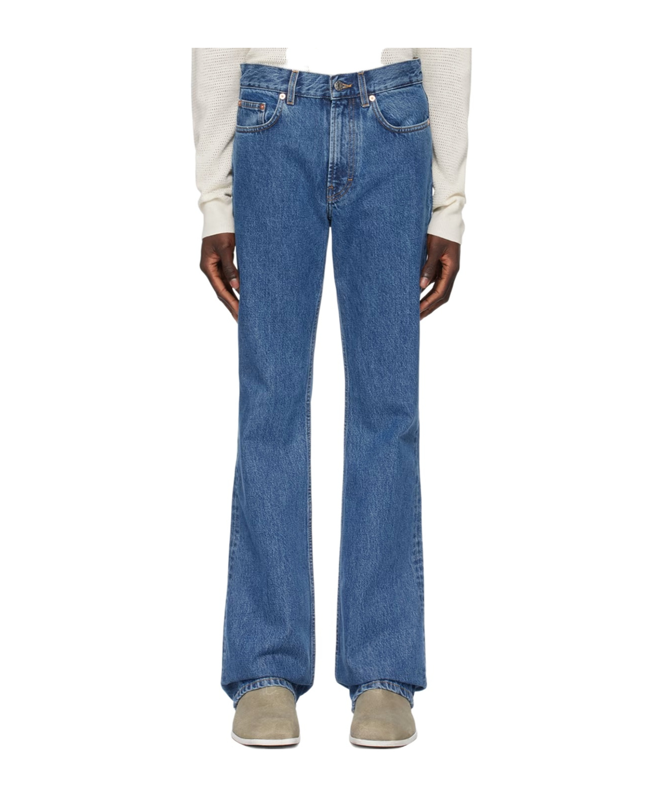 Filippa K Indigo Bootcut Jeans In Blue
