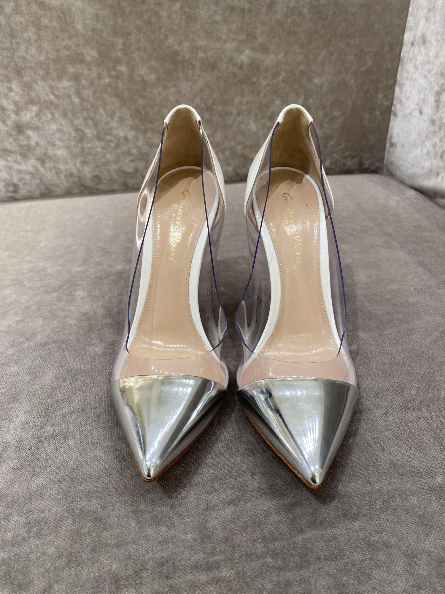 Gianvito Rossi Pointed High Heels In Nude