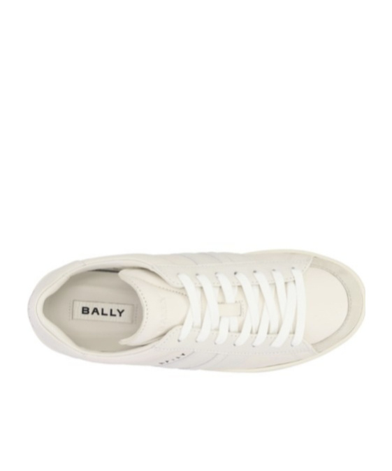Bally Round Head Low-cut Sneakers In White