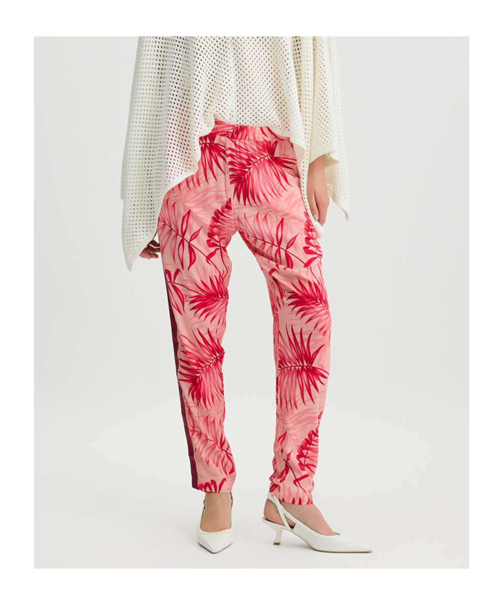 Liu •jo Leaf-print Trousers