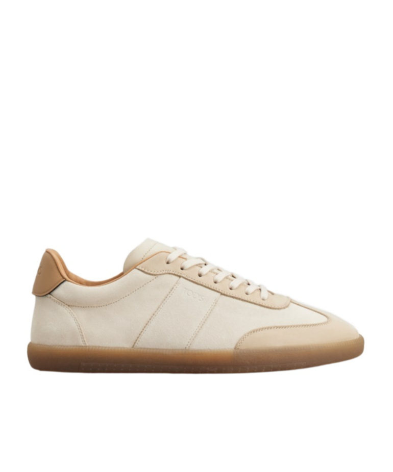 Tod's Man Sneakers Beige Size 12 Leather In Neutral