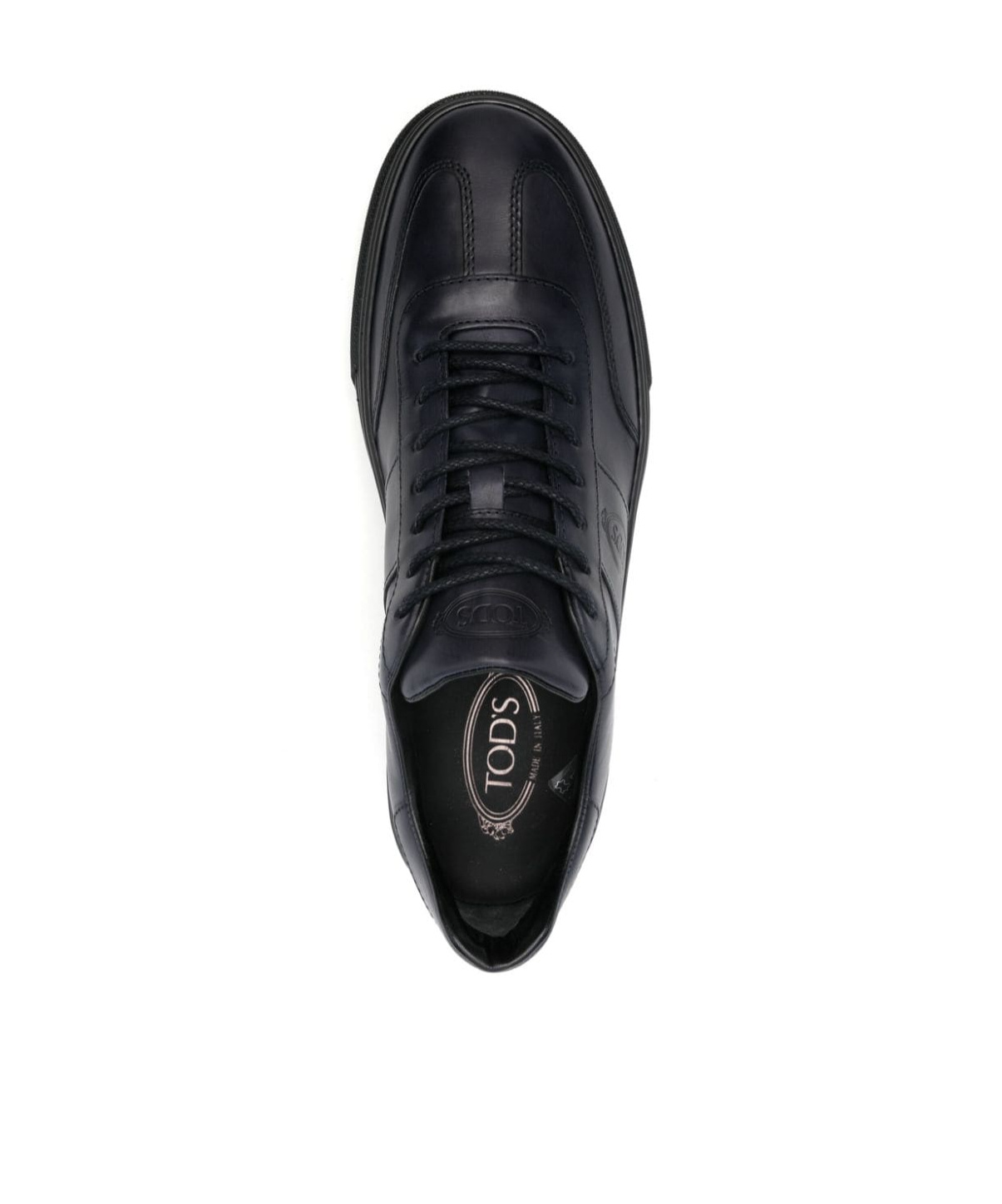 Tod's Logo-debossed Sneakers In Black