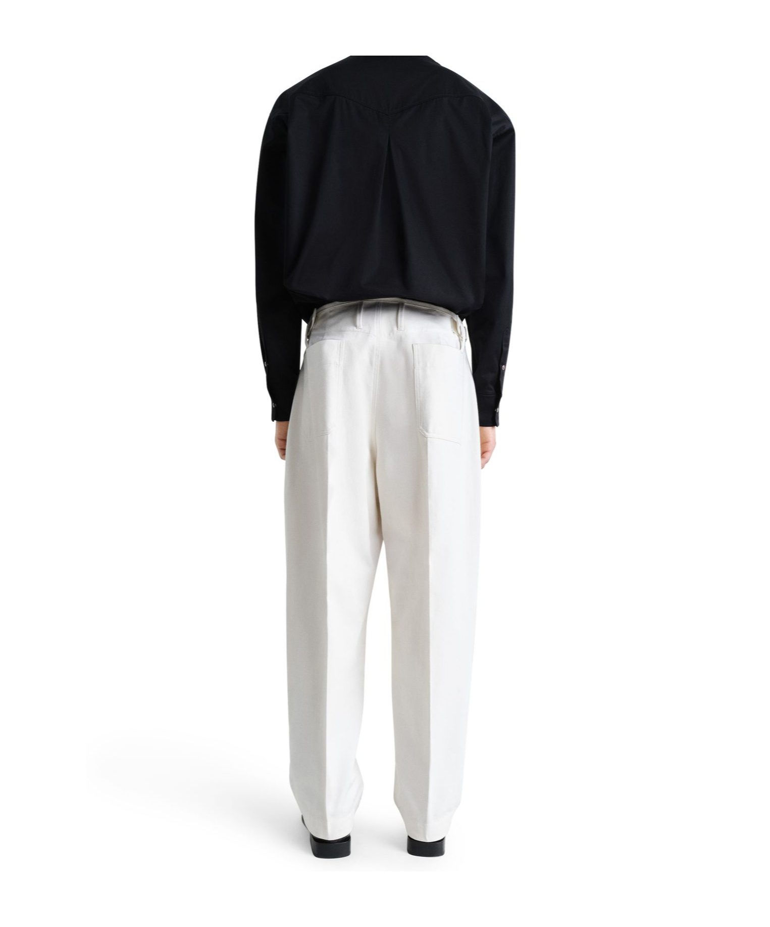 LEMAIRE PLEATED CARROT PANTS