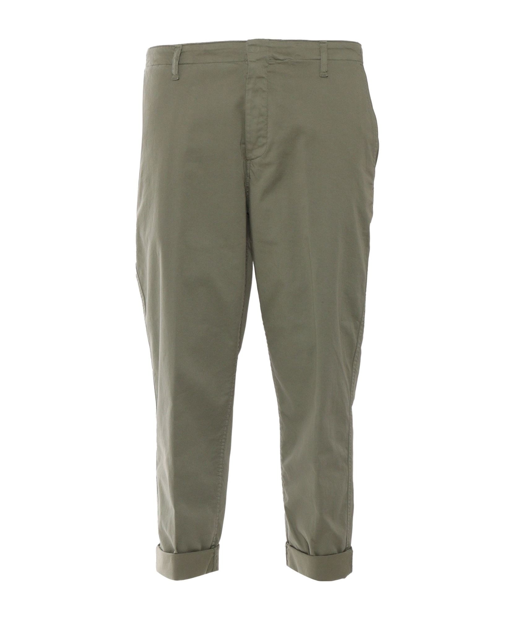Dondup Belt Loops Slacks In Green