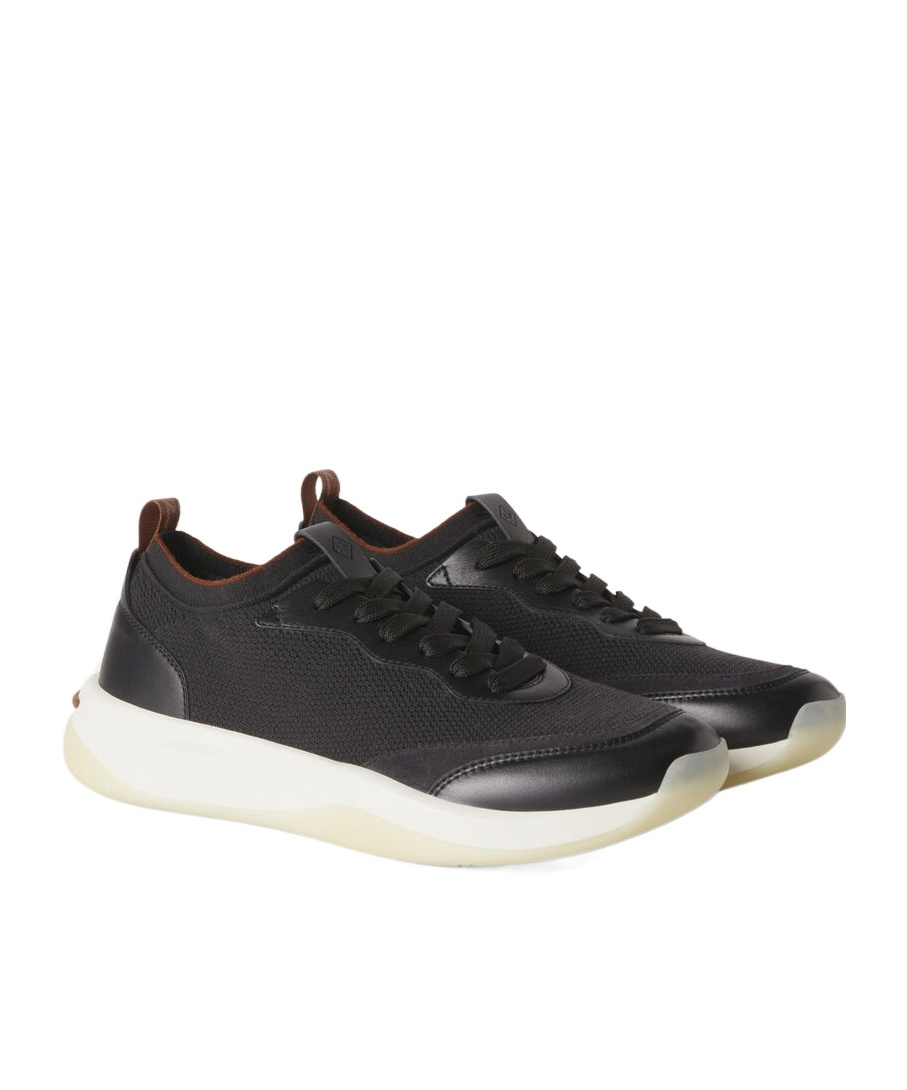 LORO PIANA LORO PIANA ROUND-TOE LACE-UP SNEAKERS