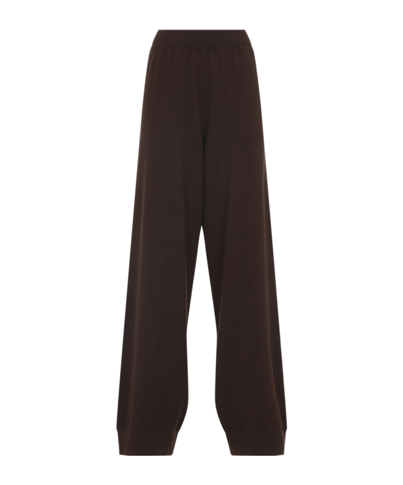 Fabiana Filippi Relaxed Fit Wide Leg Trousers In Brown
