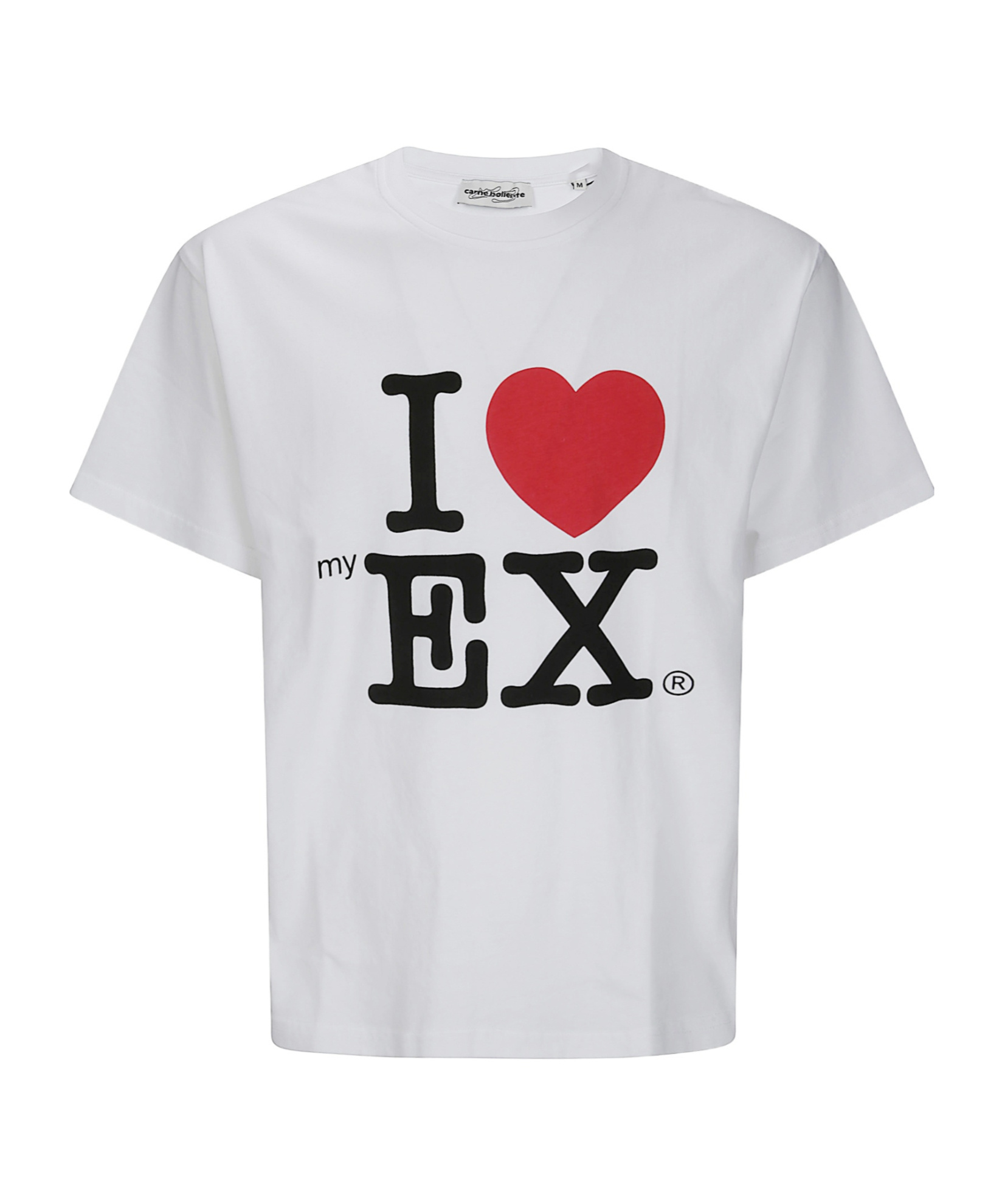 Carne Bollente Ex Files Crewneck T-shirt In White