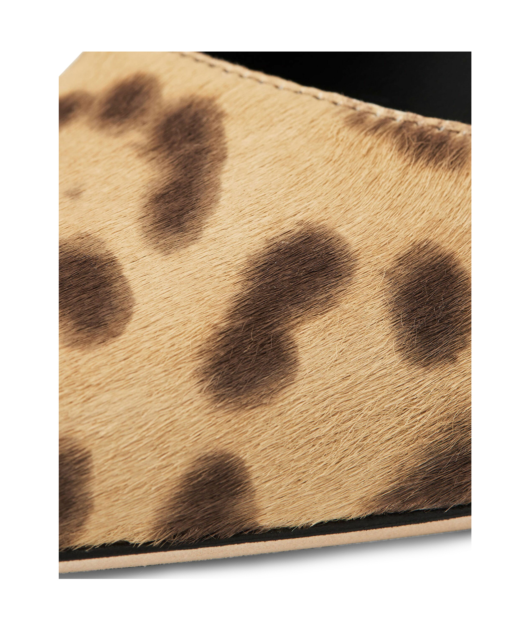 Jimmy Choo Ponyskin Decollete With Leopard Print In Nude