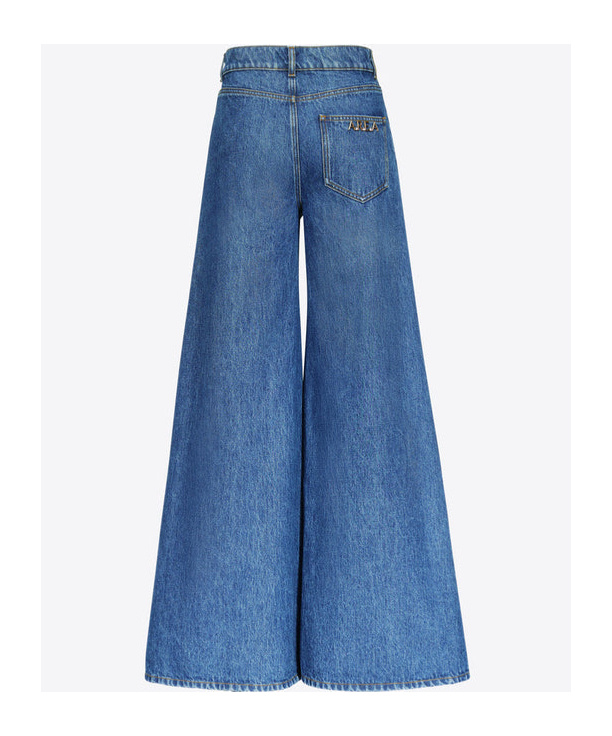 Area Wide-leg Jeans In Blue