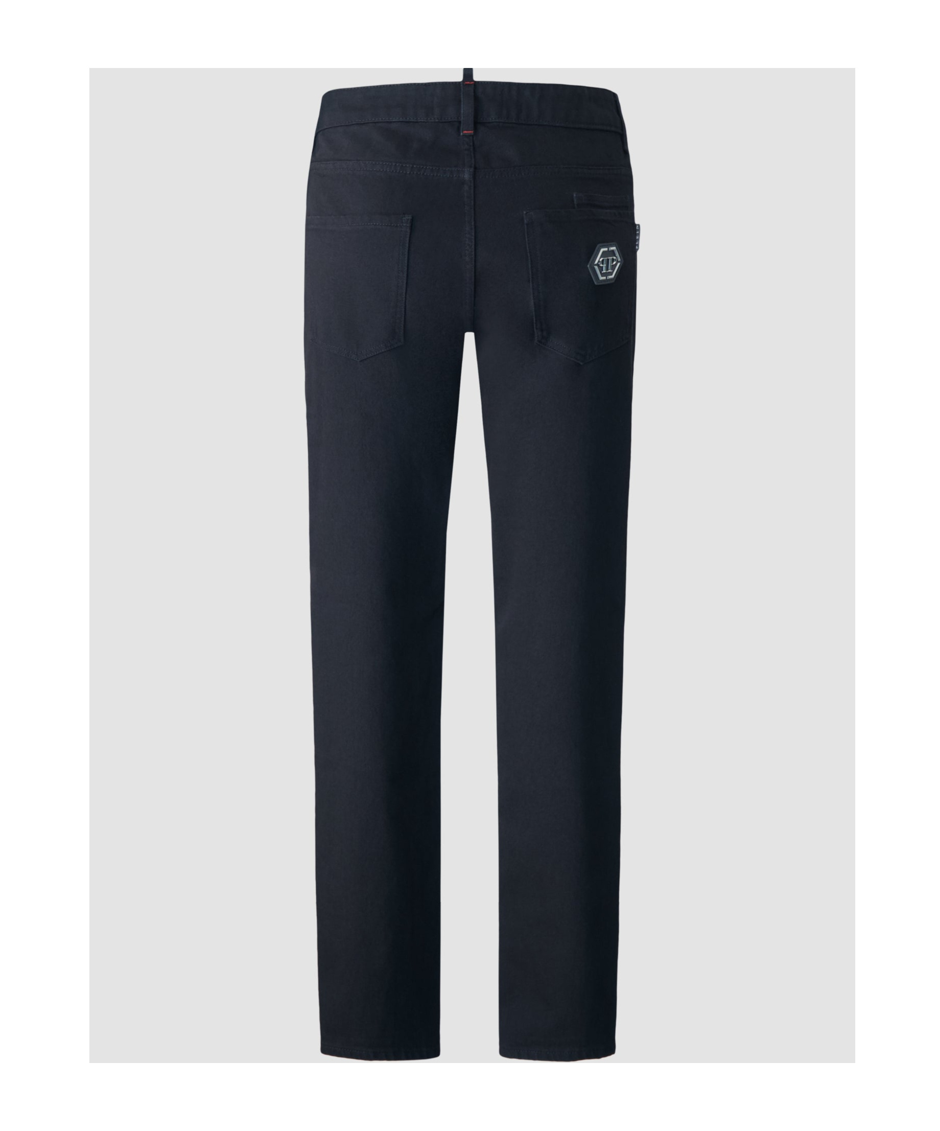 Philipp Plein Belt-loop Casual Pants In Black