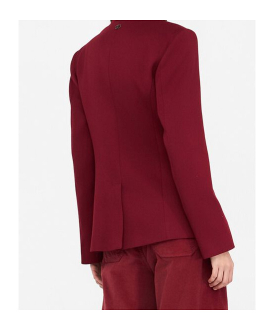 Liu •jo Liu Jo Slim-fit Blazer In Red