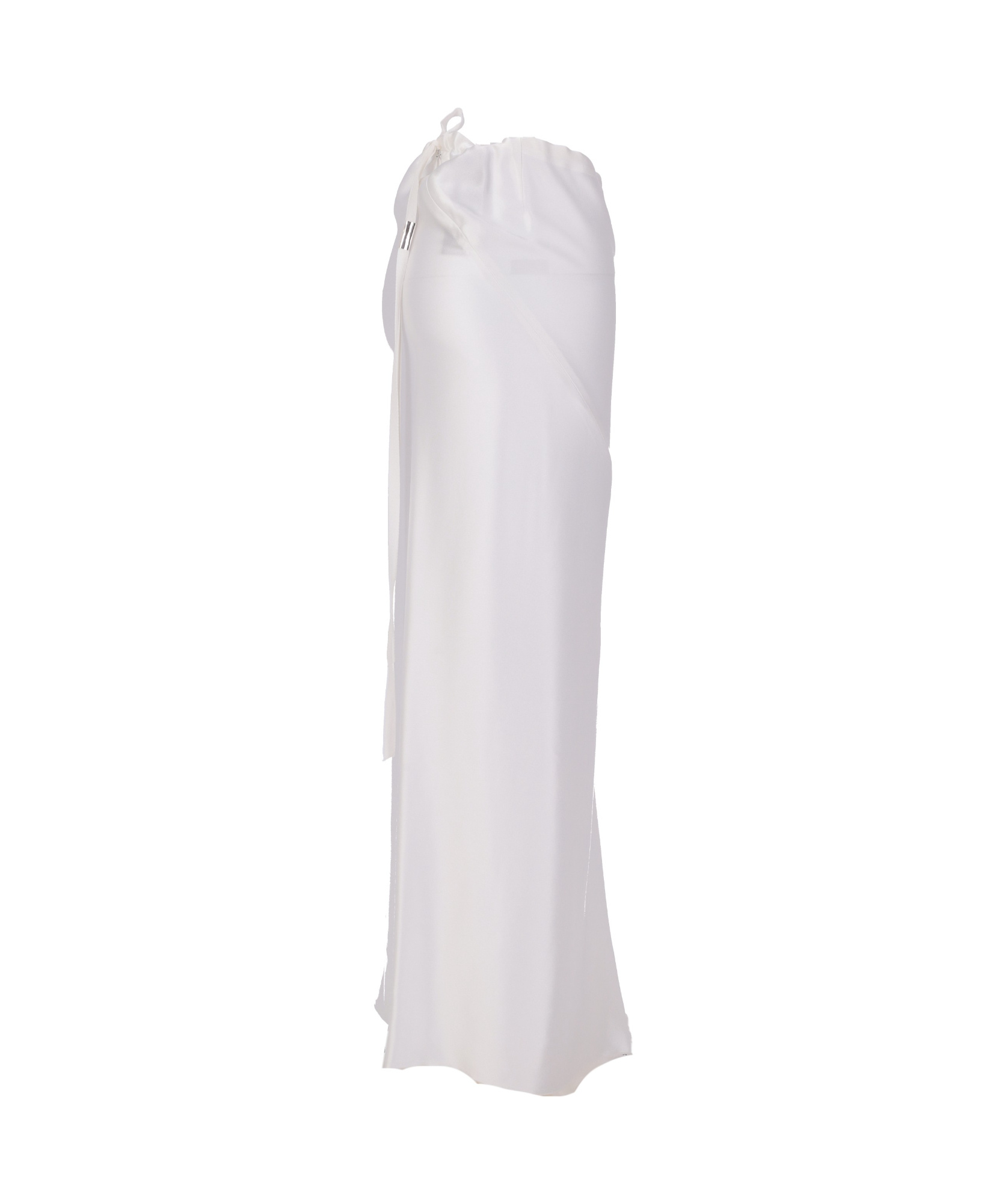 Ann Demeulemeester Eveline Long Bias Skirt In White