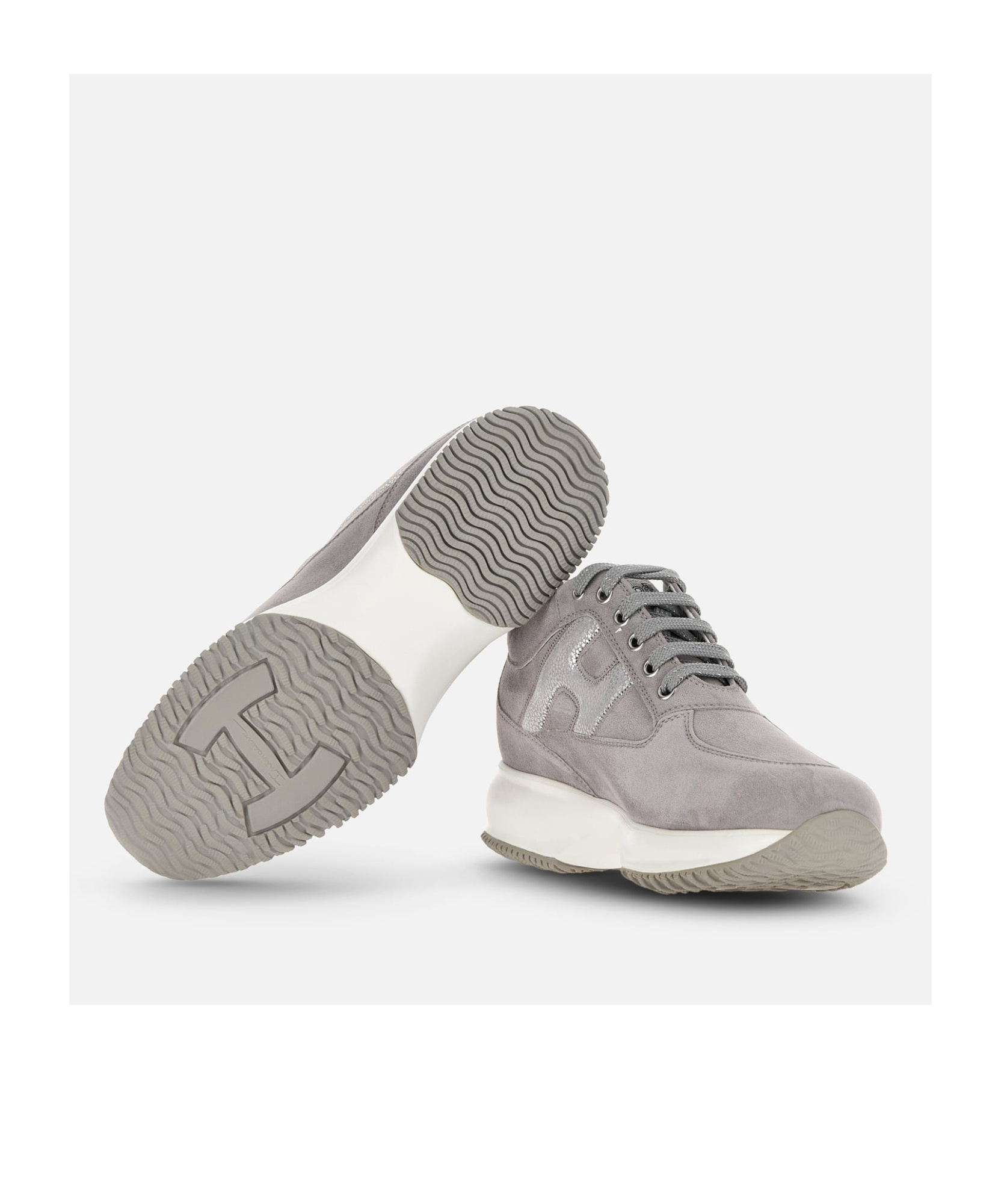Hogan Interactive Sneakers In Gray