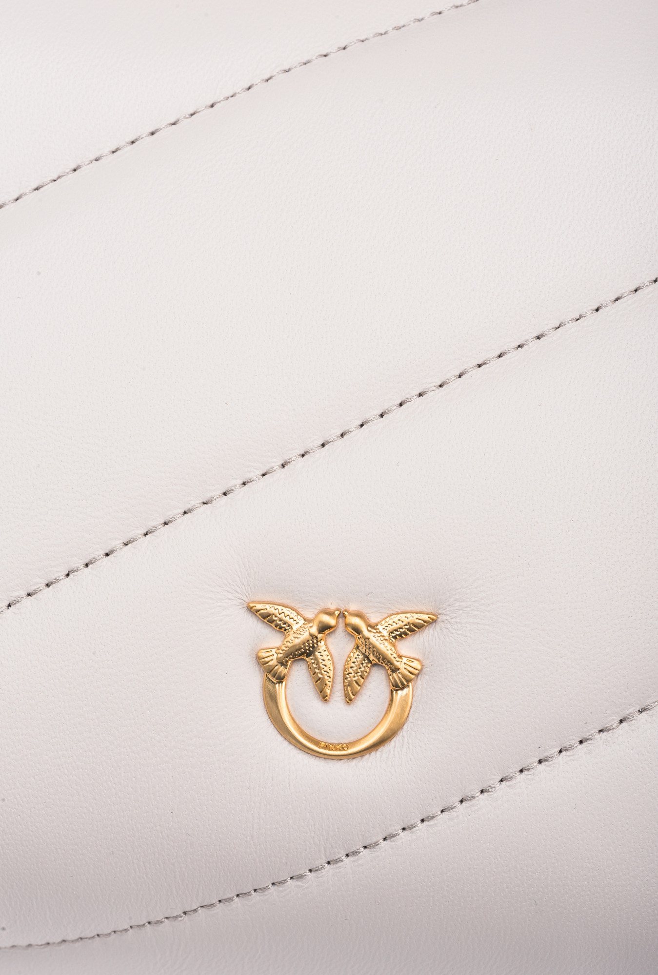 Pinko Flip Shoulder Bag In White