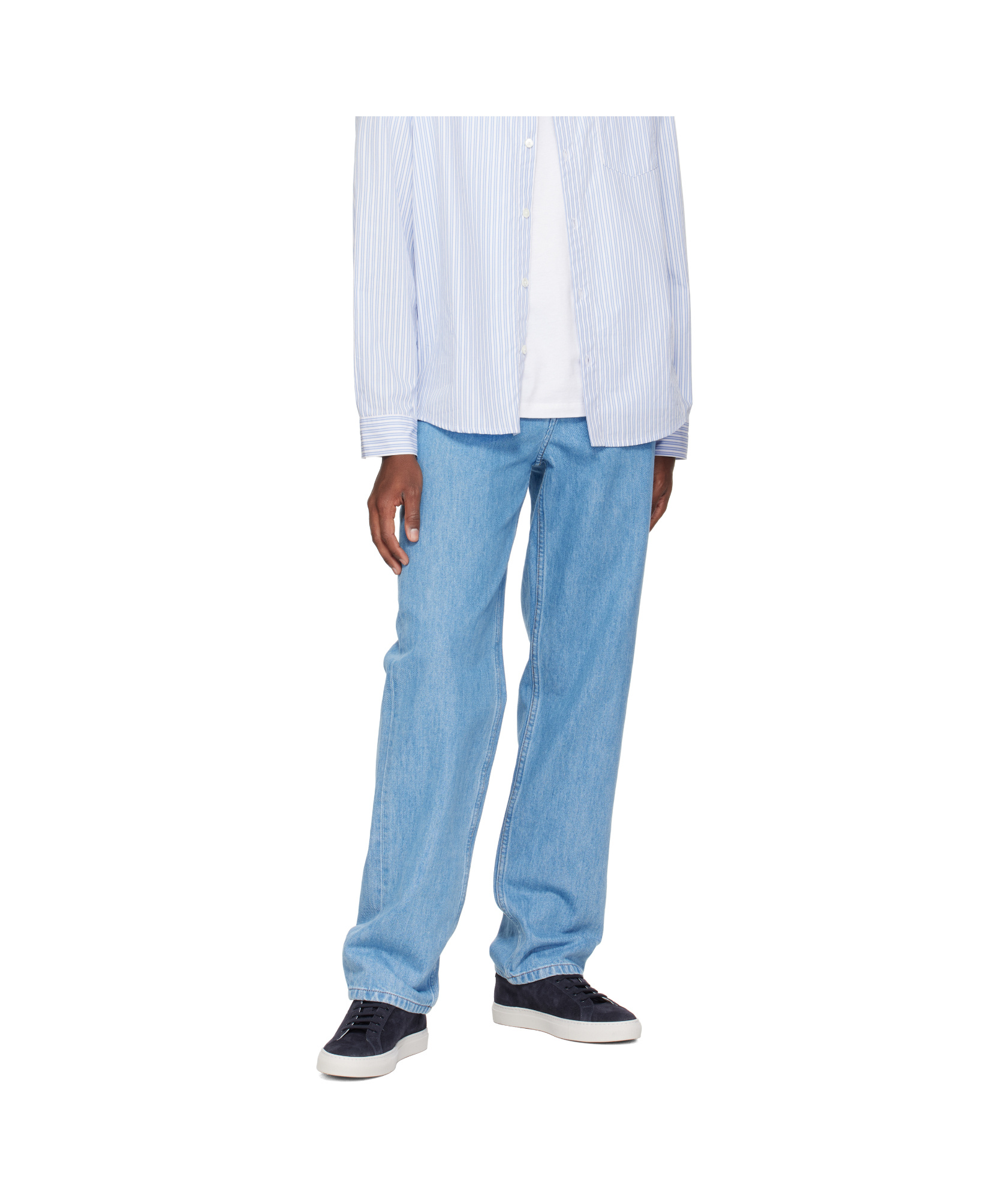 Common Projects Men's Retro Suede Low-top Sneakers In Blue