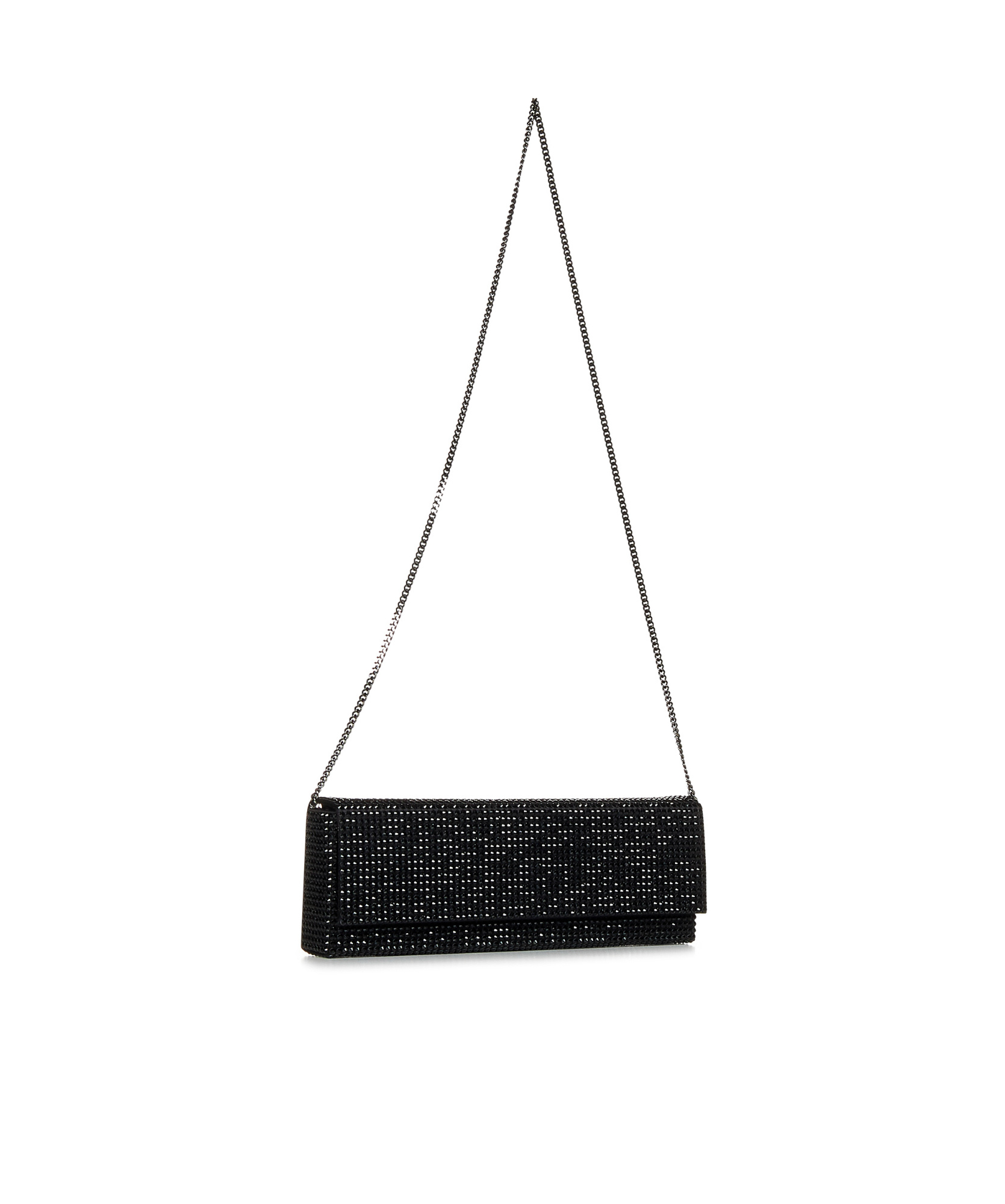 Shop Amina Muaddi Flip Shoulder Bag In Black