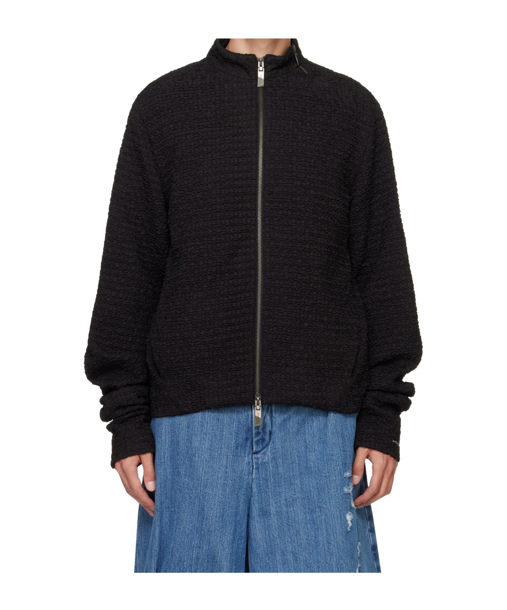 Ader Error Long-sleeved Casual Jacket In Black