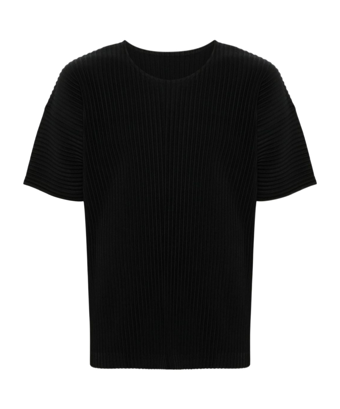 Issey Miyake Black Basics T-shirt In Black