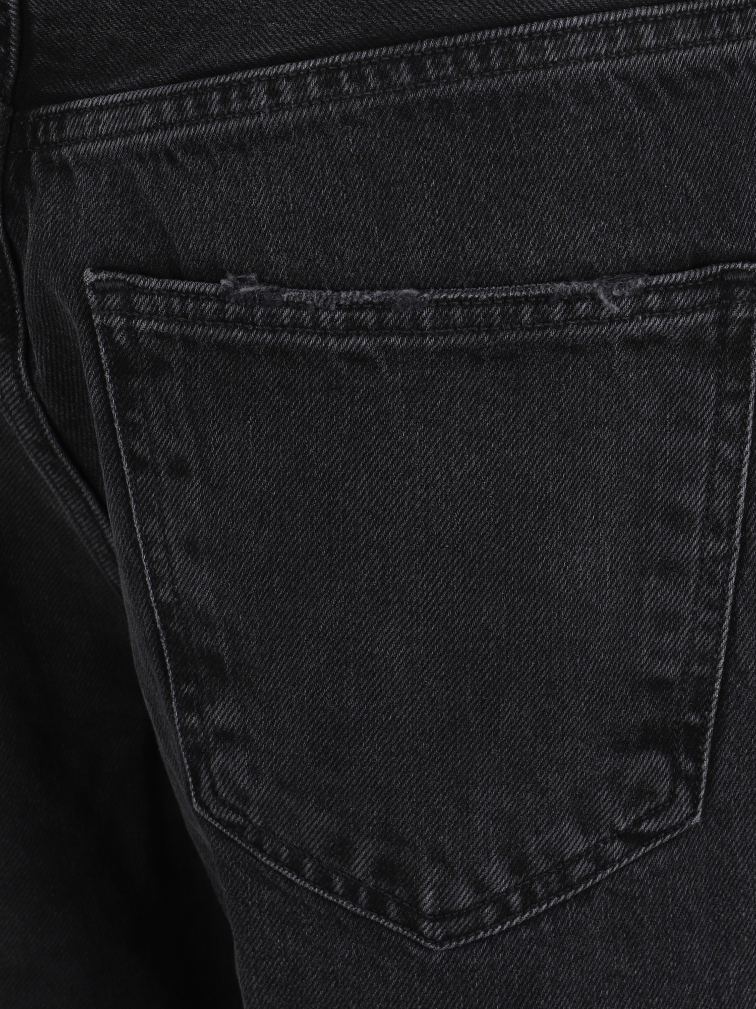 Agolde Womens Hush (washed Black) Harper Straight-leg Mid-rise Cotton-blend Jeans