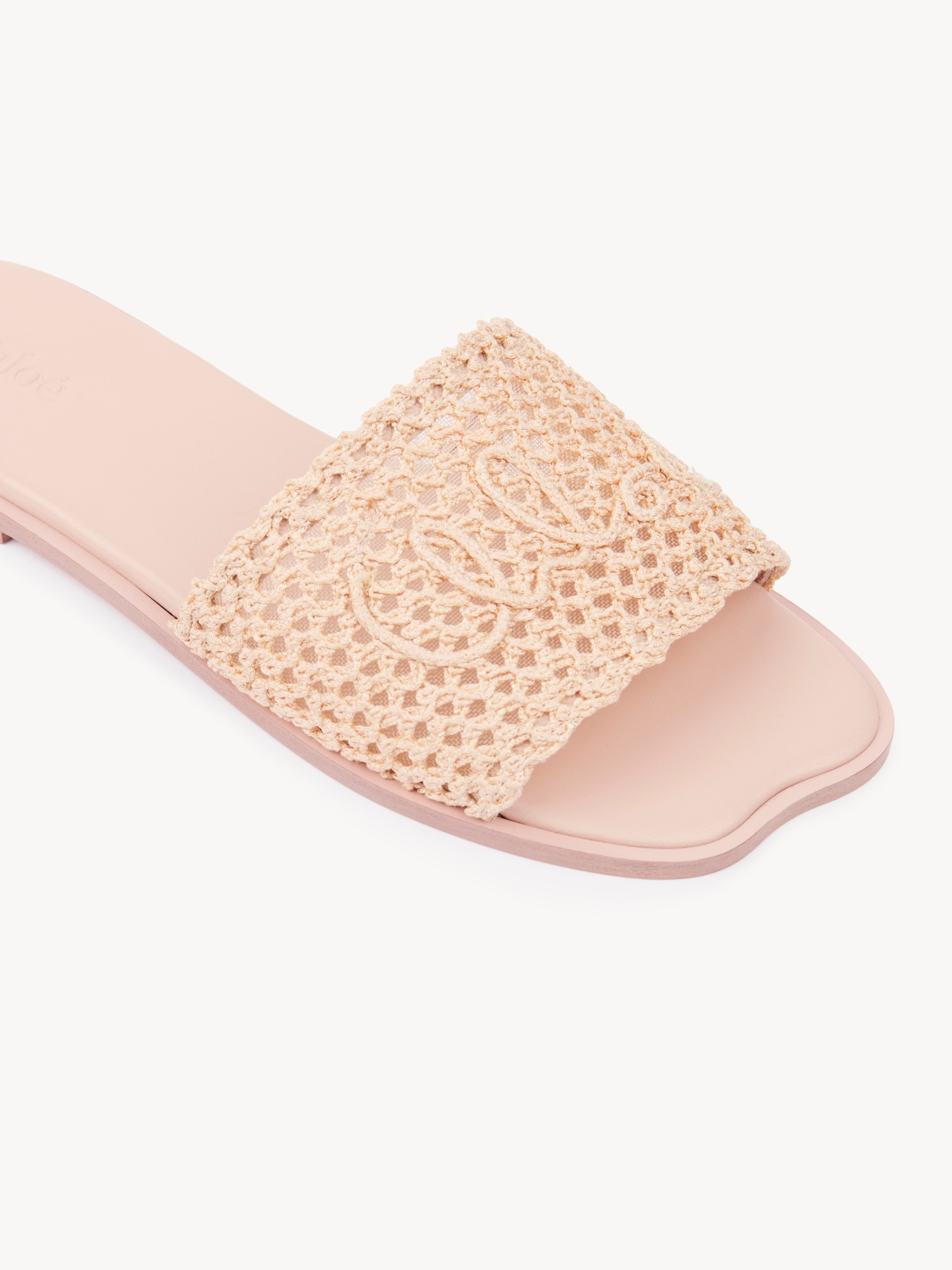 Chloé Soleil Slides In Neutral