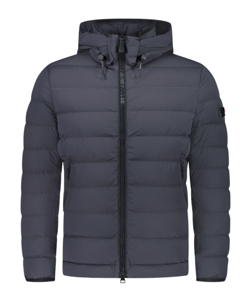 Peuterey Logo-patch Padded-design Jacket In Black