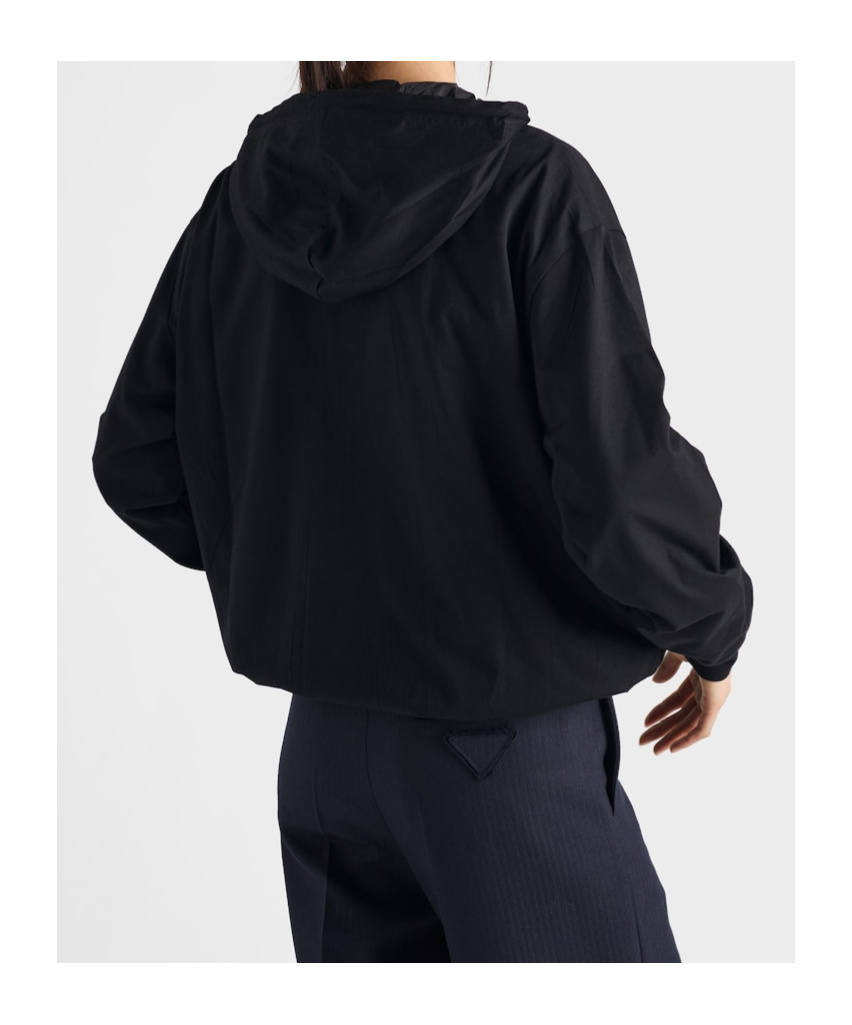 Prada Long Sleeve Casual Jacket In Black