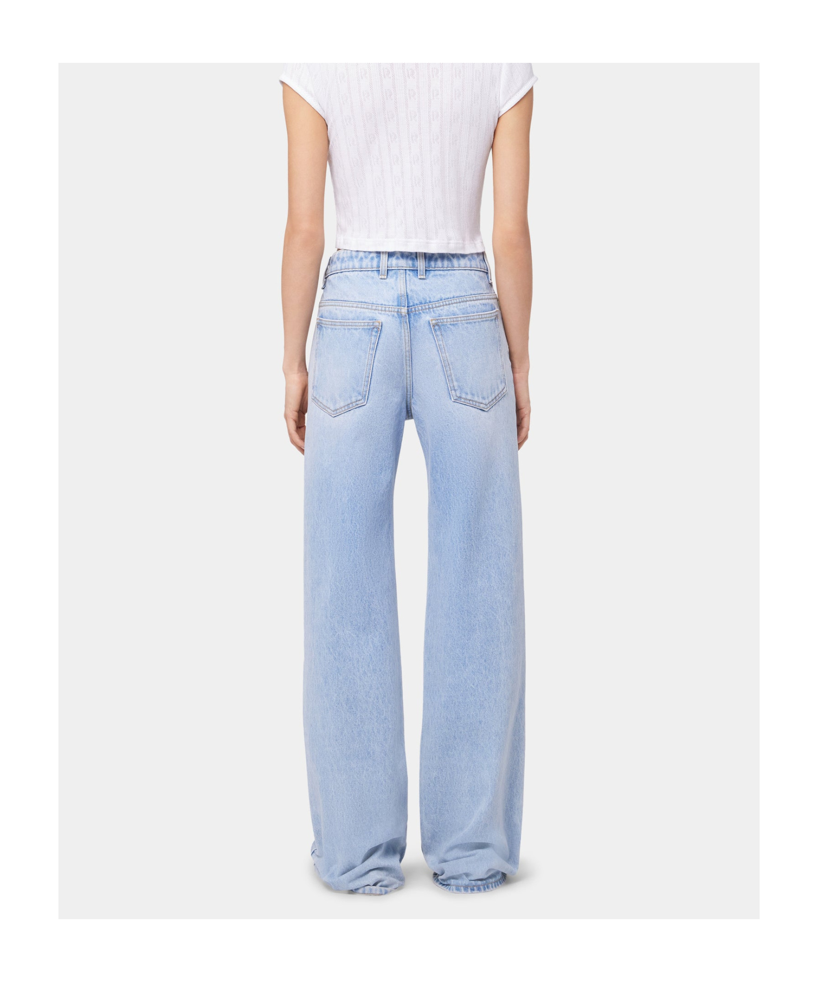 Rabanne Flared Jeans In Blue