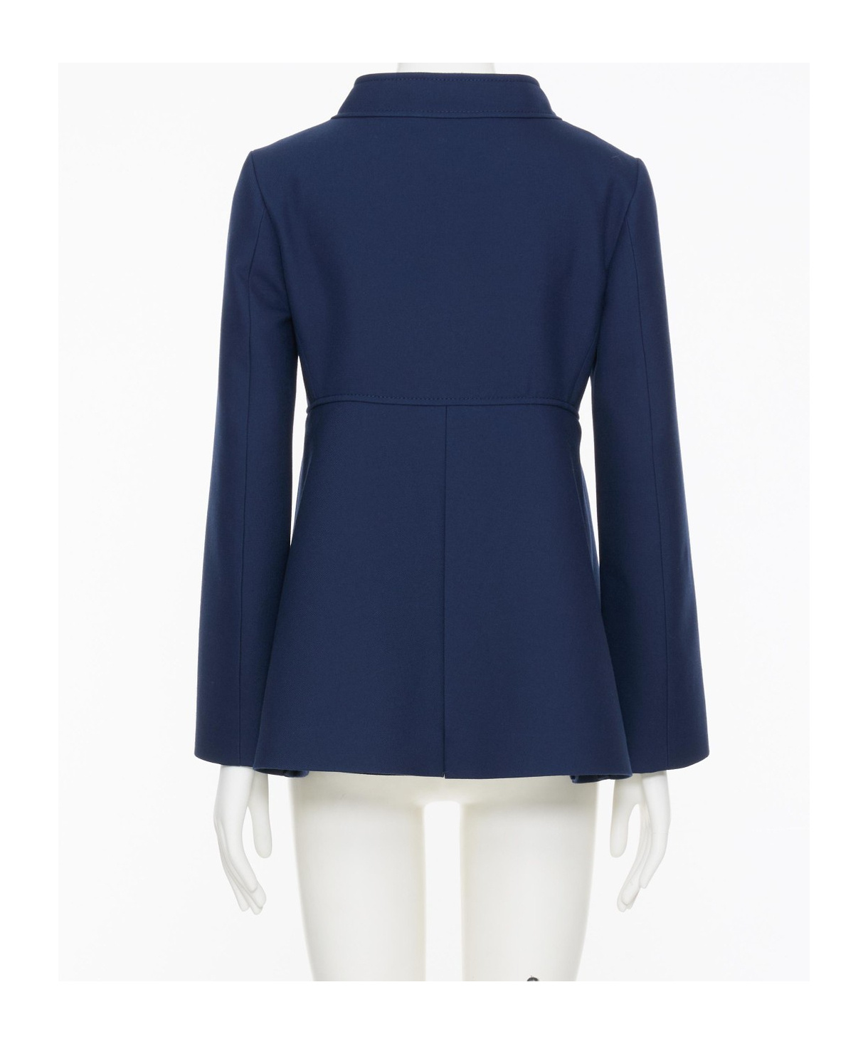 Valentino Long-sleeved Coat In Blue